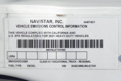 2022 International MV607