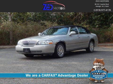 2003 Lincoln Town Car for sale at Zed Motors in Raleigh NC