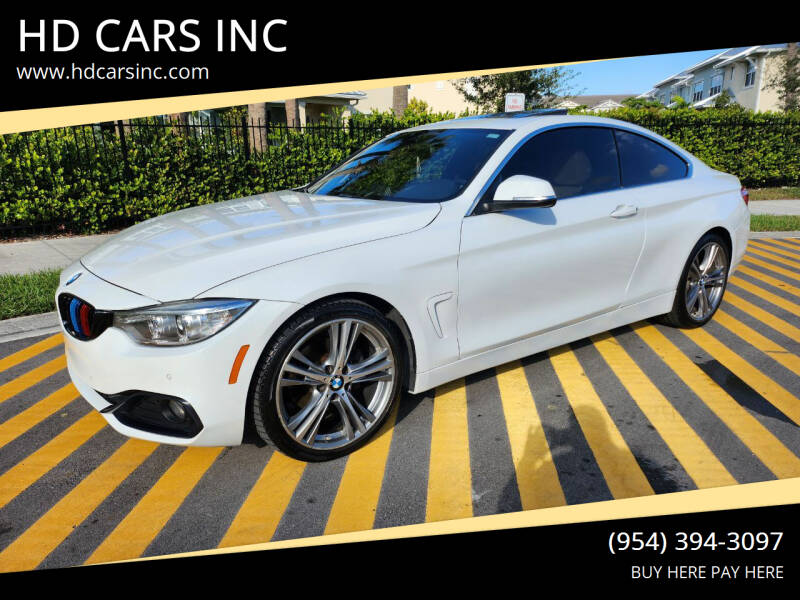 2017 BMW 4 Series for sale at HD CARS INC in Hollywood FL