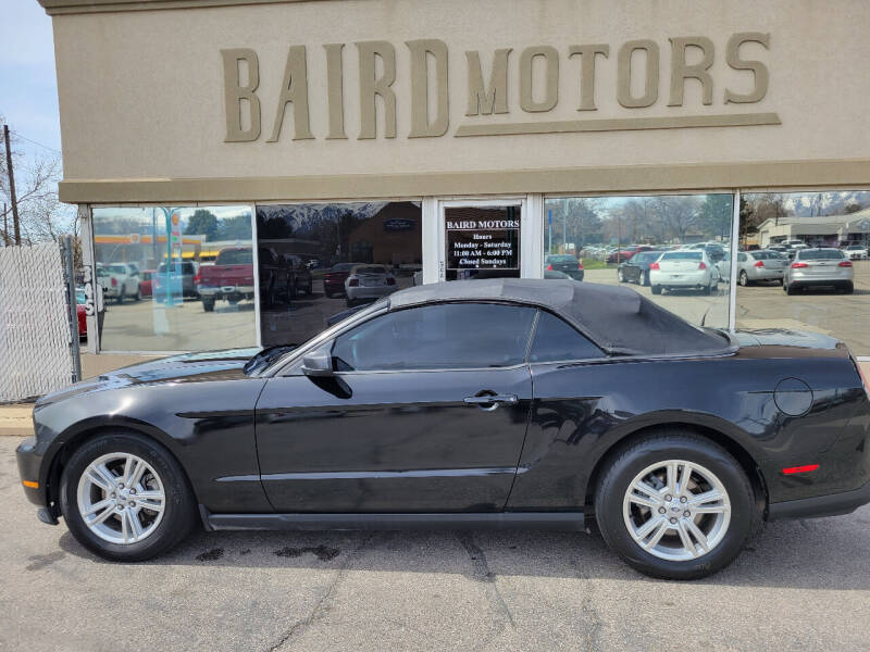 2012 Ford Mustang for sale at BAIRD MOTORS in Clearfield UT