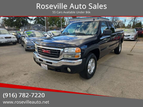 2006 GMC Sierra 1500 for sale at Roseville Auto Sales in Roseville CA