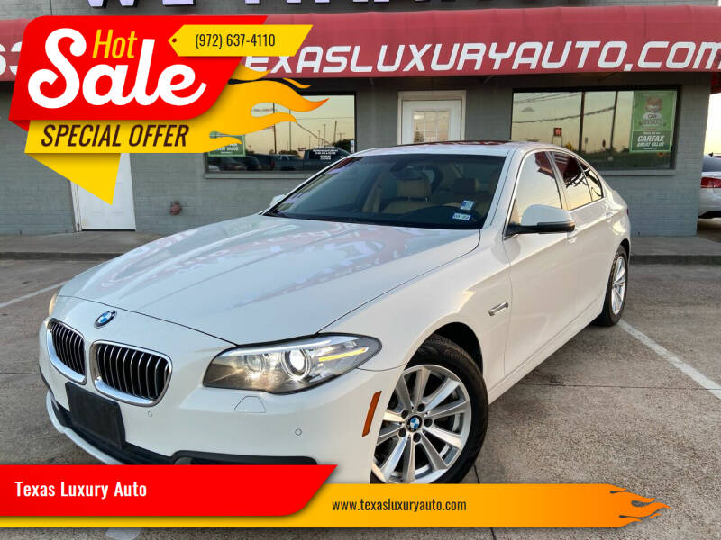 2015 BMW 5 Series for sale at Texas Luxury Auto in Cedar Hill TX