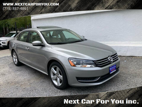 2013 Volkswagen Passat for sale at Next Car For You inc. in Brooklyn NY