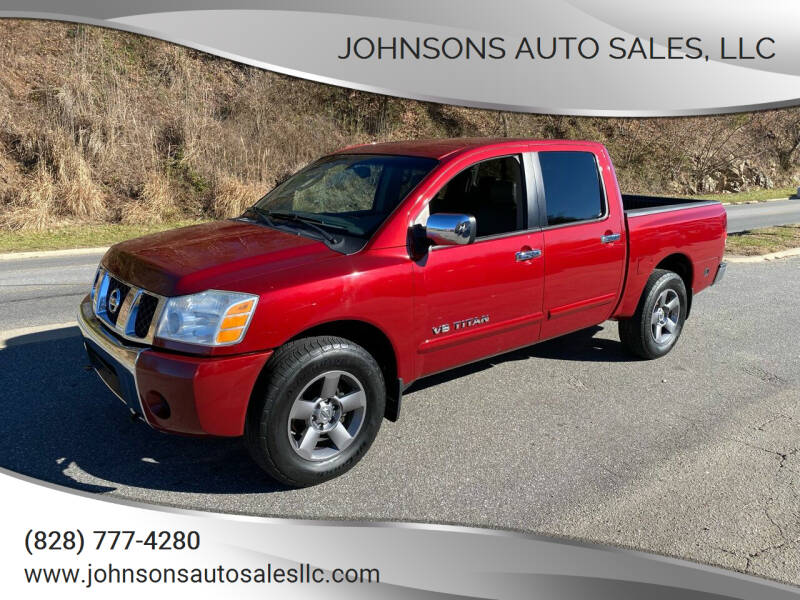 2005 Nissan Titan for sale at Johnsons Auto Sales, LLC in Marshall NC