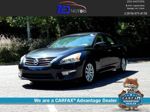 2015 Nissan Altima for sale at Zed Motors in Raleigh NC