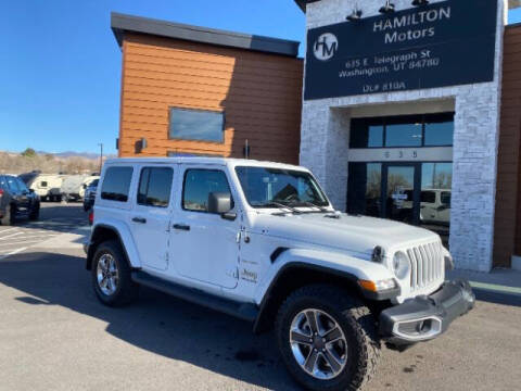 2022 Jeep Wrangler Unlimited for sale at Hamilton Motors in Washington UT