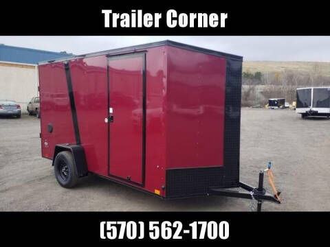 Look Trailers STLC 6X12 - EXT HEIGHT - BLACK
