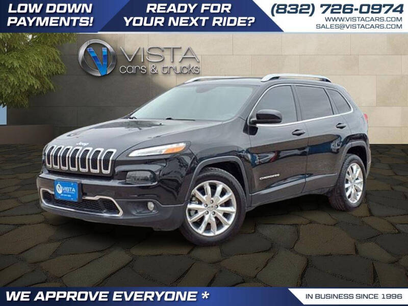 2016 Jeep Cherokee for sale at Vista Cars and Trucks in Houston TX