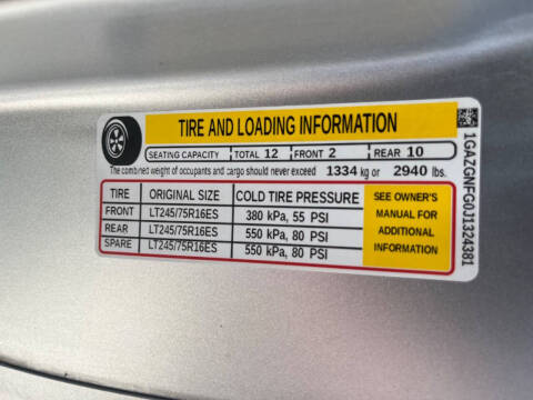 2018 Chevrolet Express LS 3500
