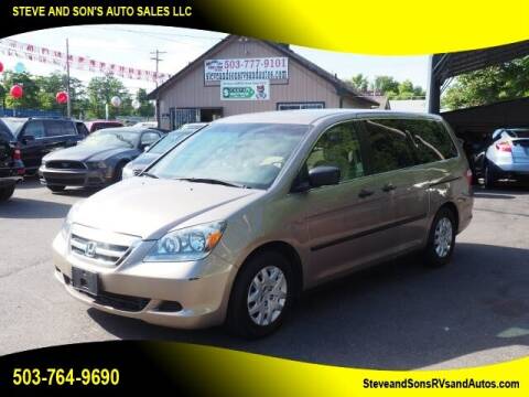 2005 Honda Odyssey for sale at Steve & Sons Auto Sales in Happy Valley OR