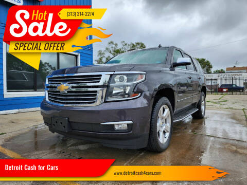 2015 Chevrolet Tahoe for sale at Detroit Cash for Cars in Warren MI