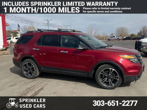 2014 Ford Explorer for sale at Sprinkler Used Cars in Longmont CO