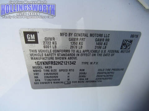 2017 Cadillac XT5 Platinum