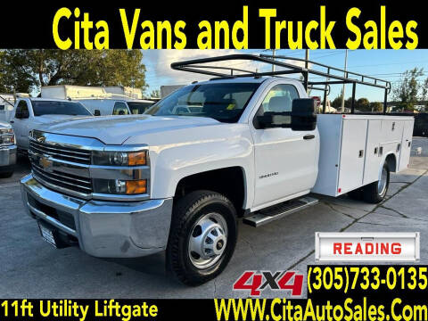 2017 CHEVROLET SILVERADO 3500HD 4X4 UTILITY TRUCK *LIFTGATE* for sale at Cita Auto Sales in Medley FL