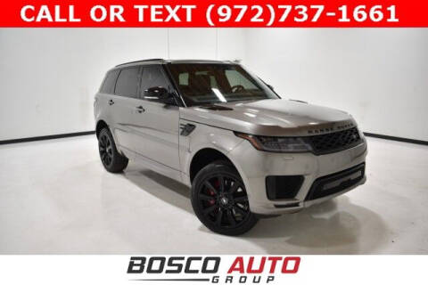 2019 Land Rover Range Rover Sport for sale at Bosco Auto Group in Flower Mound TX