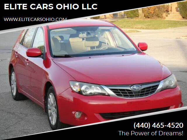 2008 Subaru Impreza for sale at ELITE CARS OHIO LLC in Solon OH