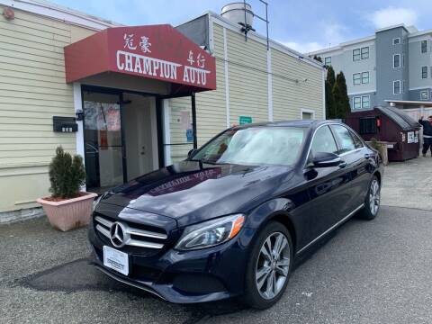 2015 Mercedes-Benz C-Class for sale at Champion Auto LLC in Quincy MA