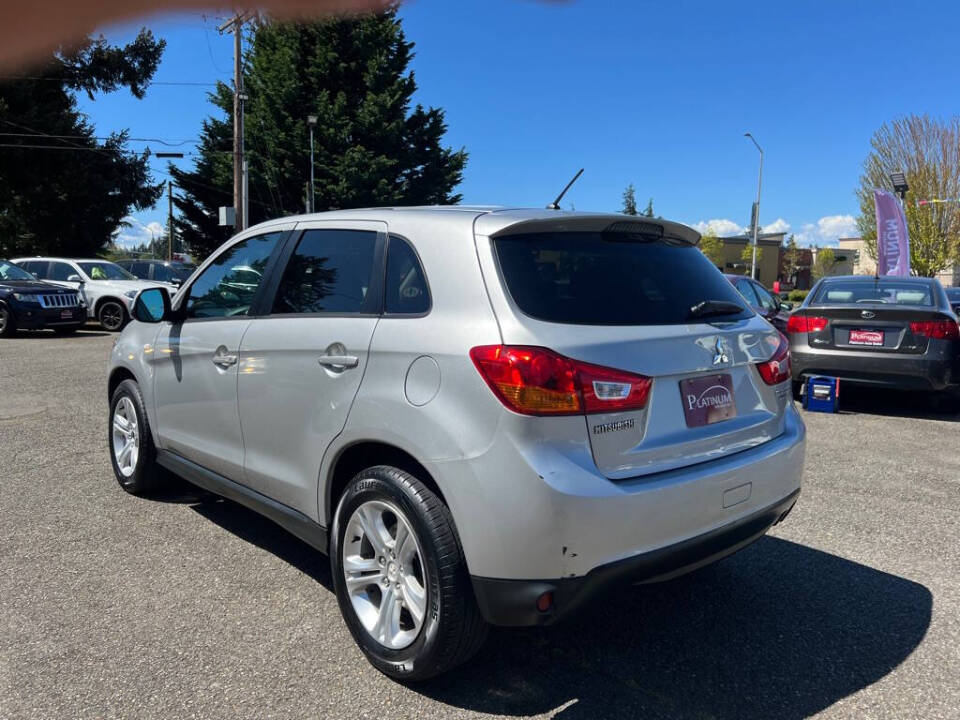 2015 Mitsubishi Outlander Sport for sale at PLATINUM AUTO SALES INC in Lacey, WA