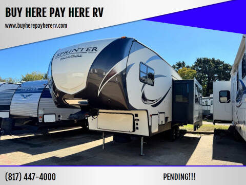 2018 Keystone RV Sprinter 26FWRL for sale at BUY HERE PAY HERE RV in Burleson TX