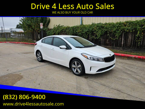 2018 Kia Forte for sale at Drive 4 Less Auto Sales in Houston TX