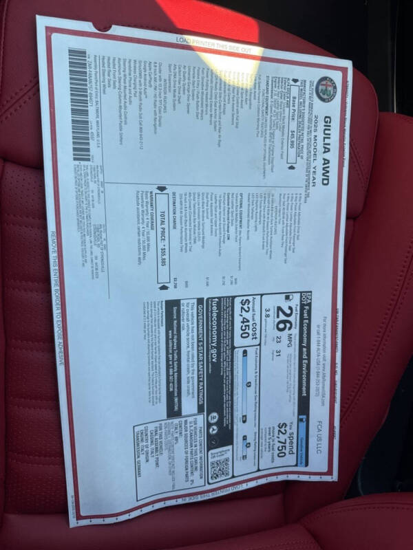 2025 Alfa Romeo Giulia