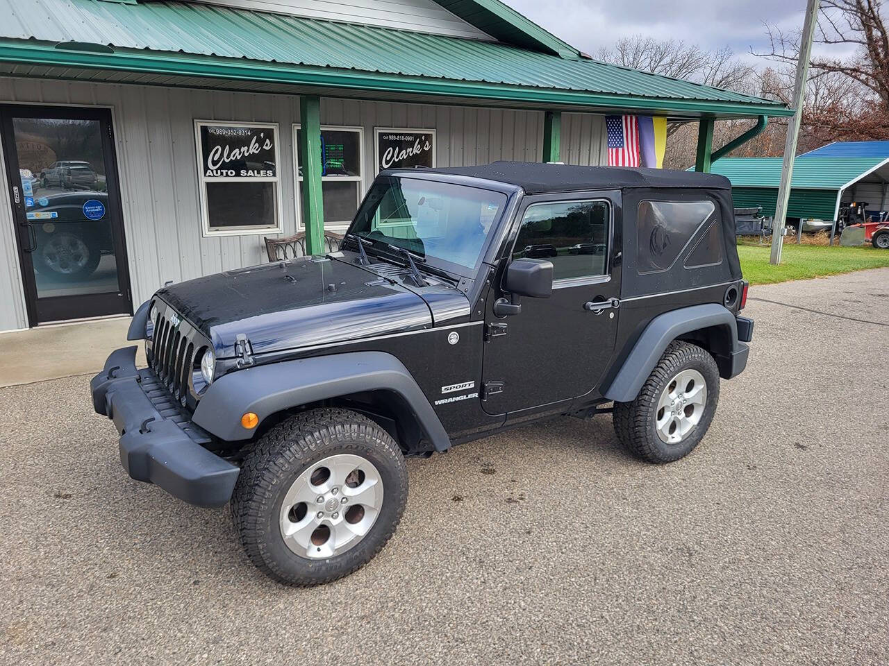 2017 Jeep Wrangler for sale at Clarks Auto Sales Inc in Lakeview, MI