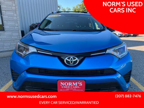 2016 Toyota RAV4 for sale at NORM'S USED CARS INC in Wiscasset ME