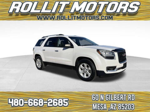 2016 GMC Acadia for sale at Rollit Motors in Mesa AZ