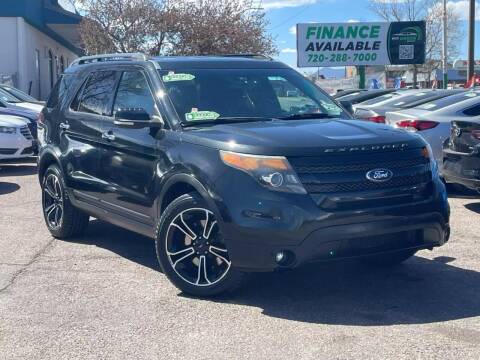 2013 Ford Explorer for sale at GO GREEN MOTORS in Lakewood CO