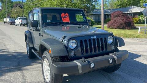 2016 Jeep Wrangler for sale at A&A Auto Sales in Fairhaven MA