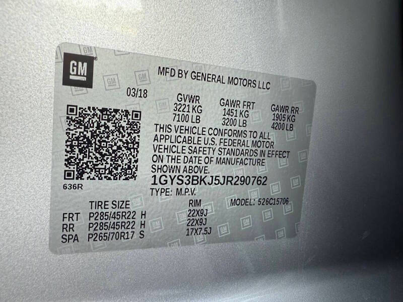 2018 Cadillac Escalade Luxury