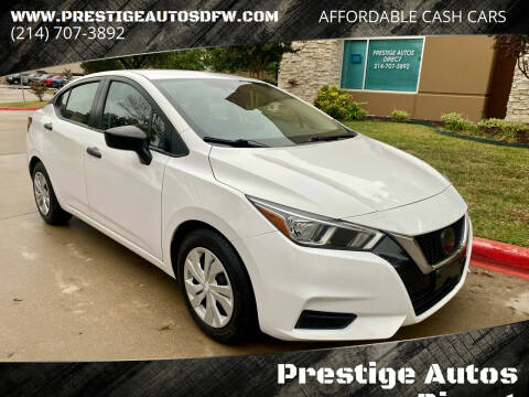 2020 Nissan Versa for sale at Prestige Autos Direct in Carrollton TX