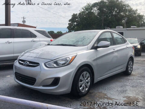 2017 Hyundai Accent for sale at MIDWAY AUTO SALES & CLASSIC CARS INC in Fort Smith AR