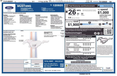 2026 Ford Mustang EcoBoost