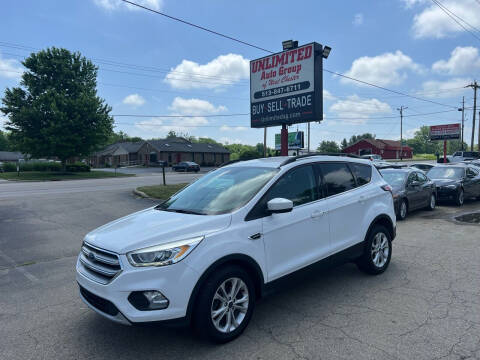 2017 Ford Escape for sale at Unlimited Auto Group in West Chester OH