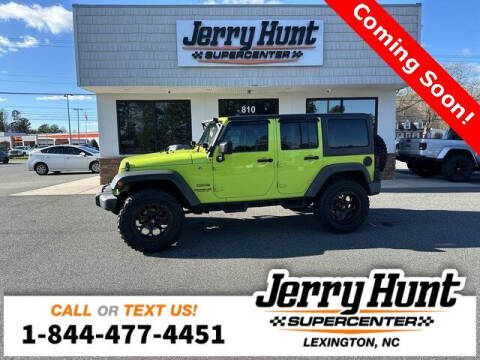 2016 Jeep Wrangler Unlimited for sale at Jerry Hunt Supercenter in Lexington NC