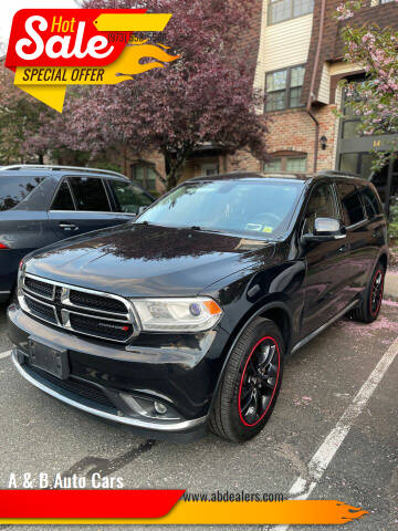 2015 Dodge Durango for sale at A & B Auto Cars in Newark NJ