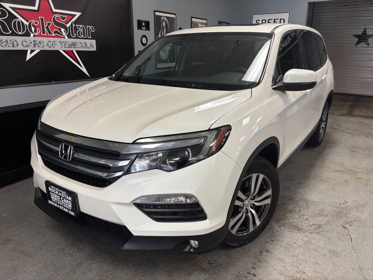 White 2018 Honda Pilot EX-L EX-L 4dr SUV 1
