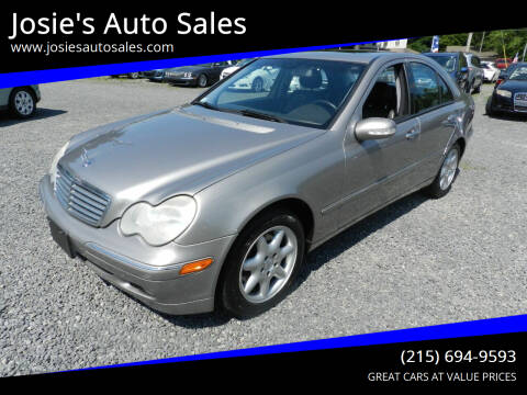 2004 Mercedes-Benz C-Class for sale at Josie's Auto Sales in Gilbertsville PA