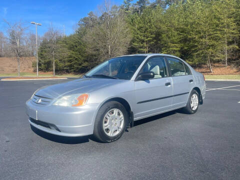 2001 Honda Civic for sale at El Camino Auto Sales Gainesville in Gainesville GA