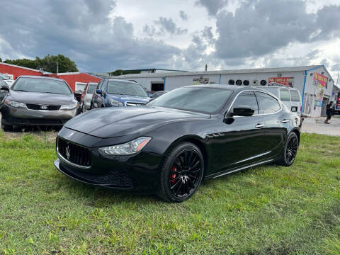 2017 Maserati Ghibli for sale at ONYX AUTOMOTIVE, LLC in Largo FL