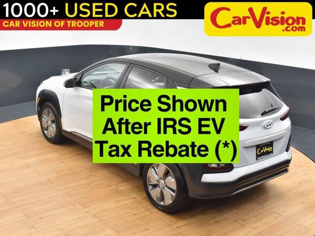 Used 2021 Hyundai Kona EV SEL with VIN KM8K23AG3MU120420 for sale in Conshohocken, PA