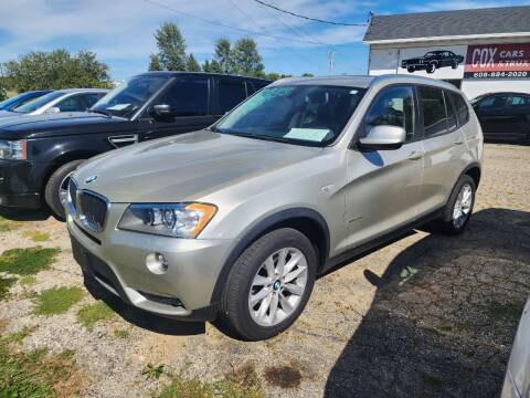 2013 BMW X3 for sale at Cox Cars & Trux in Edgerton WI
