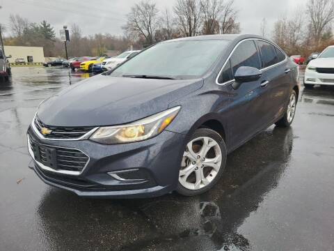 2016 Chevrolet Cruze for sale at Cruisin' Auto Sales in Madison IN