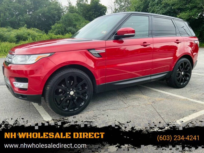 2015 Land Rover Range Rover Sport for sale at NH WHOLESALE DIRECT in Derry NH