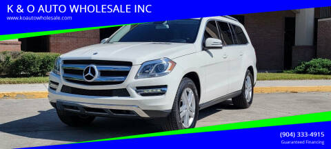2013 Mercedes-Benz GL-Class for sale at K & O AUTO WHOLESALE INC in Jacksonville FL