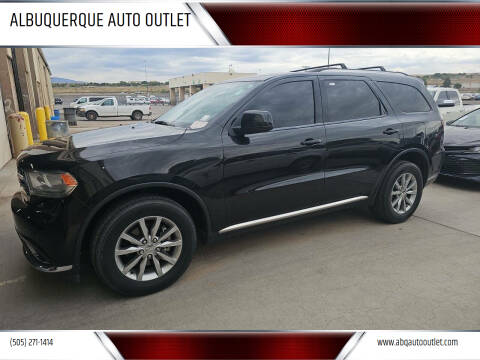 2016 Dodge Durango for sale at ALBUQUERQUE AUTO OUTLET in Albuquerque NM