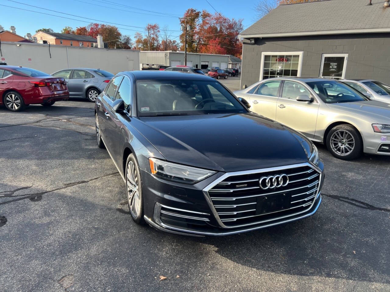 2019 Audi A8 L for sale at James Motors Inc. in East Longmeadow, MA