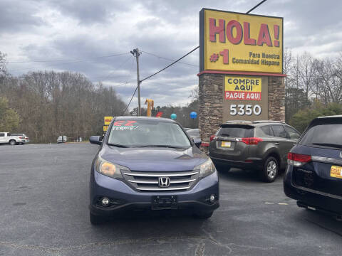 2012 Honda CR-V for sale at NO FULL COVERAGE AUTO SALES LLC in Austell GA