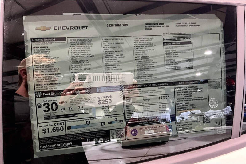 2026 Chevrolet Trax RS